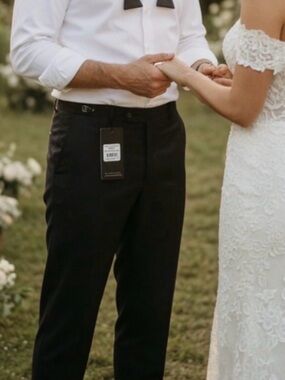 Berle luxury men dress pants 36 custom tailor #classy #wedding #Formal